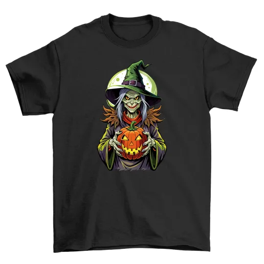 Discover Witchy Vibes Halloween T-Shirt - Spooky and Witchy Design