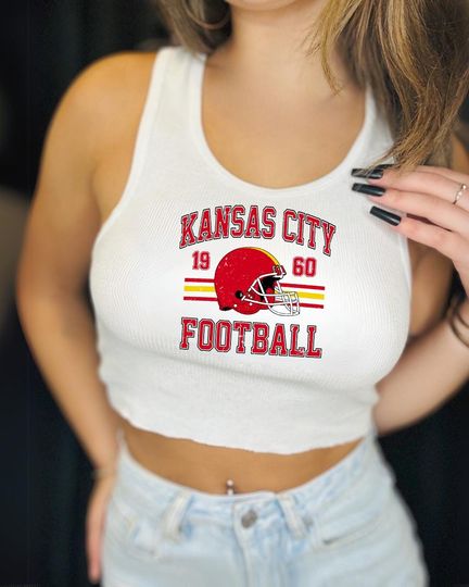 Discover Kansas City Football Graphic Shirt | Vintage Style Game Day Tee | Retro Sports Apparel