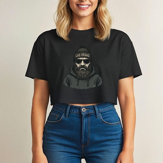 Las Vegas Raiders Crop Tee: Women's Spirit Animal Mascot