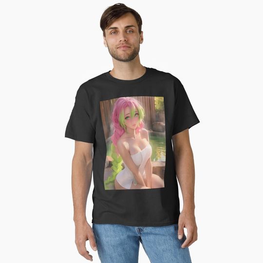 Discover Hot Spring Love Slayer V2 Classic T-Shirt, Fan Art Anime Design Classic T-Shirt