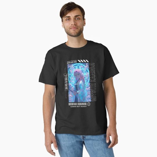 Mitsuri Kanroji - demon Classic T-Shirt, Fan Art Anime Design Classic T-Shirt