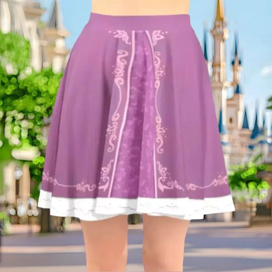 Discover Tangled Rapunzel Running Costume Skirt | disney world disneyland bound princesscore rundisney cosplay costume cruise outfit yoga activewear