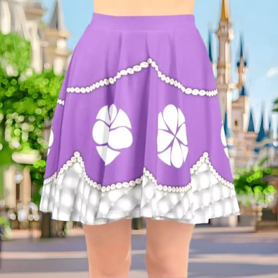 Discover Princess Sofia Skater Skirt | rundisney disney running world bound disneyland princess sofia the first cosplay costume activewear cruise