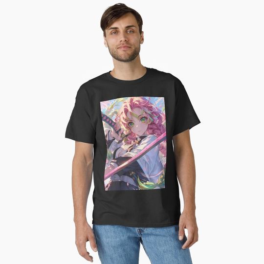 Mitsuri Kanroji Radiant Charm demon Anime Classic T-Shirt