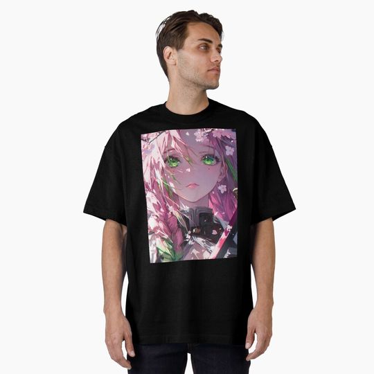 Mitsuri Kanroji demon Anime Love Hashira Sakura T-Shirt