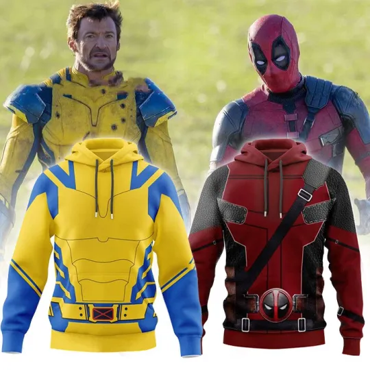 Movie Deadpool 3 Wolverine Hoodie