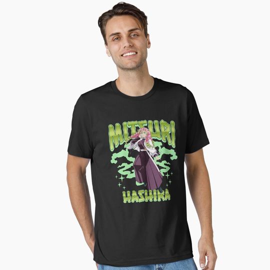 Mitsuri Kanroji demon Essential T-Shirt, Fan Art Anime Design Classic T-Shirt