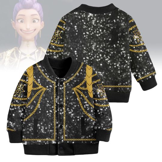 Discover Rumi Costume Baseball Jacket, Kpop Demon Hunter Cosplay, Huntrix Rumi Shirt, Rumi Kids and Youth Baseball Jacket, Huntrix Fan Gifts