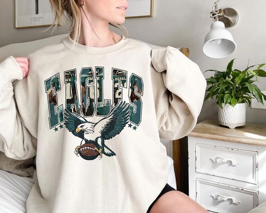 Philadelphia Football Sweatshirt, Philly Eagle Shirt, Sundays are for the Birds Crewneck, Eagle Sweatshirt, Bird Gang Football Varsity