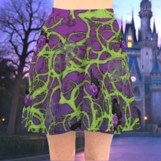 Maleficent Thorns Skater Skirt
