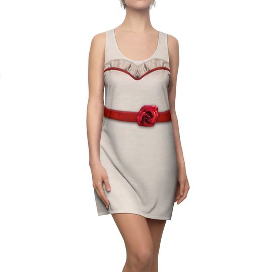 Annabelle Dress Women's Racerback Halloween Costume Horror Movie Cosplay Ghost Doll