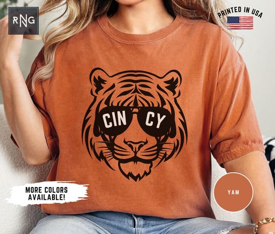Discover Cincinnati Football Shirt, Bengal Football Gameday Shirt, Cincinnati Football Apparel, Cincy Sports Fan, Retro Bengal Football Fan Gift Idea
