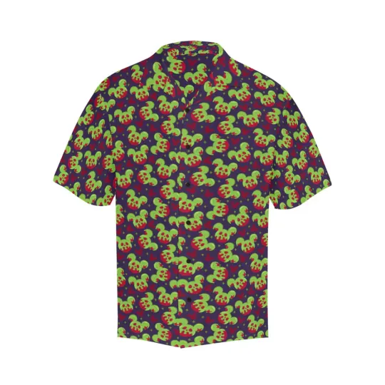 Discover Disney Poison Apple Halloween Hawaiian Shirt
