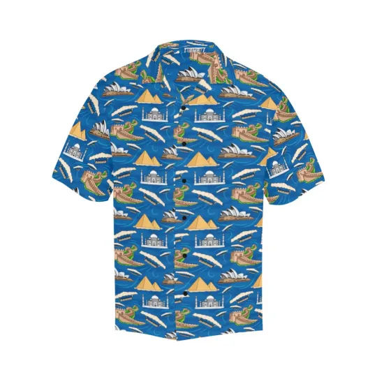 Discover Disney Soarin Blue Beach Hawaiian Shirt