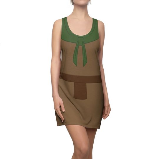 Discover Women's Cut & Sew Racerback Dress - Squirrel Scouts, Disney Inspired Costume