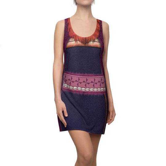 Matangi Dress, Moana 2 Character Inspired Costume, Cartoon Theme Park Outfit