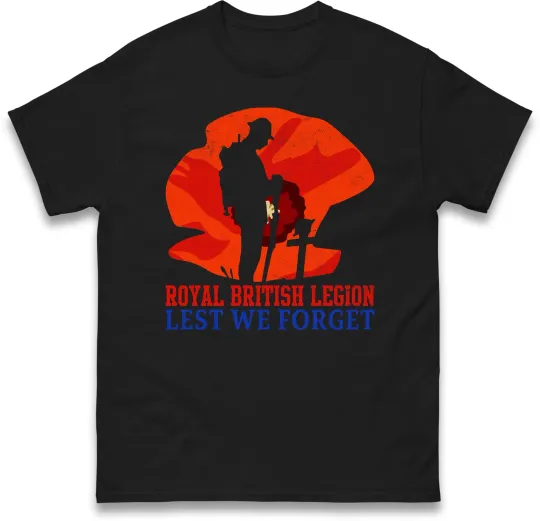 Discover Royal British Legion T-Shirt Remembrance Day Armistice Day Gift