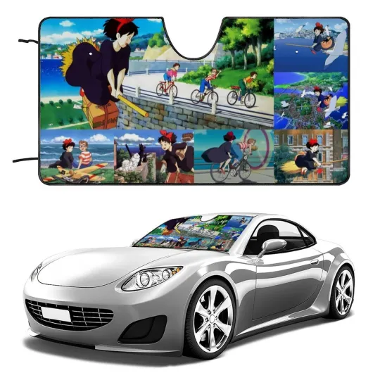 Kiki's Delivery Service Car Windshield Sun Shade for Car SUV Truck Front Window