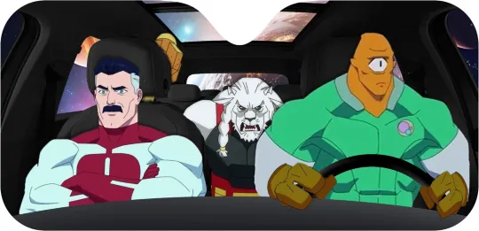 Discover Invicible Car Sunshade, Cartoon Movie Car Sun Shade