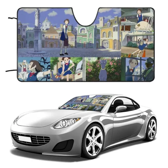 Discover The Cat Returns Car Windshield Sun Shade for Car SUV Truck Front Window