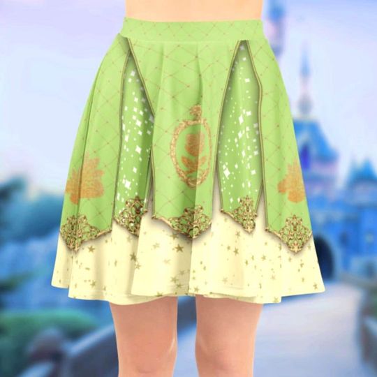 Discover Disney Tiana Princess and Frog Women's Skater Skirt