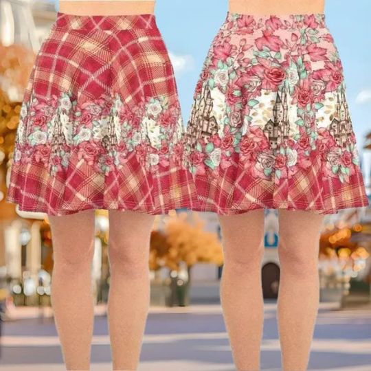 Discover Autumn Castles Skirt | rundisney disney world bound running disneyland castle cosplay costume cruise activewear outfit clothes
