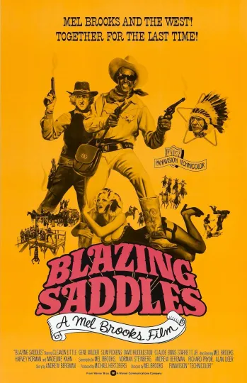 Blazing Saddles Poster - Mel Brooks, Gene Wilder