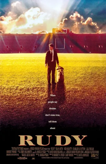 Rudy Movie Poster - Sean Astin