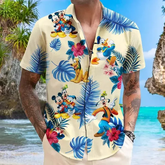 Discover Mickey Mouse And Friend Disney Hawaiian Shirt 2025, Gift for Fan