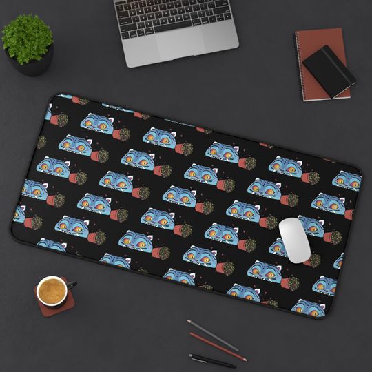 Discover Derpy Desk Mat Kpop Demon Hunters Mouse Pad, Cute Tiger Gaming Mat, Fun Desk Decor Gift