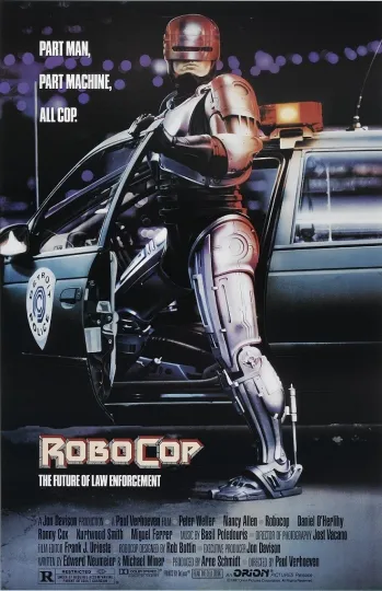 Robocop Movie Poster Print - Peter Weller - Vertical Premium Matte Poster