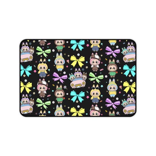 Discover Labubu Desk Mat Kawaii Gamer Mousepad for Kids & Teens Cute Bunny Monster Extended Mouse Pad