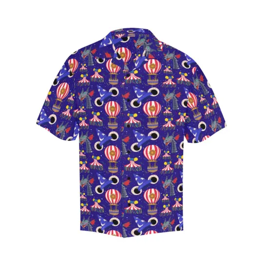 Discover Disney Mickey Magic Kingdom Parades Hawaiian Shirt