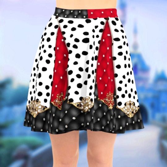 Discover Disney Cruella Women's Skater Skirt