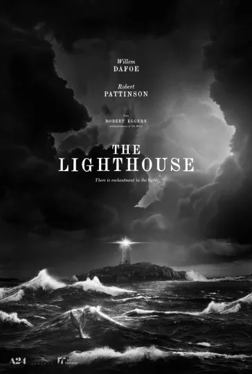 The Lighthouse Movie Poster Willem Dafoe Robert Pattinson  Vertical Poster