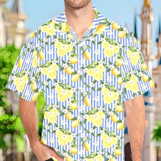 Discover Disney Minnie Mouse Lemons Hawaiian Shirt