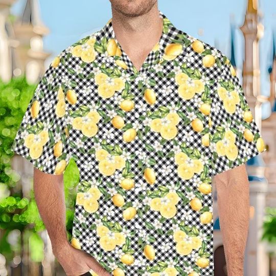 Discover Disney Minnie Mouse Lemons Hawaiian Shirt