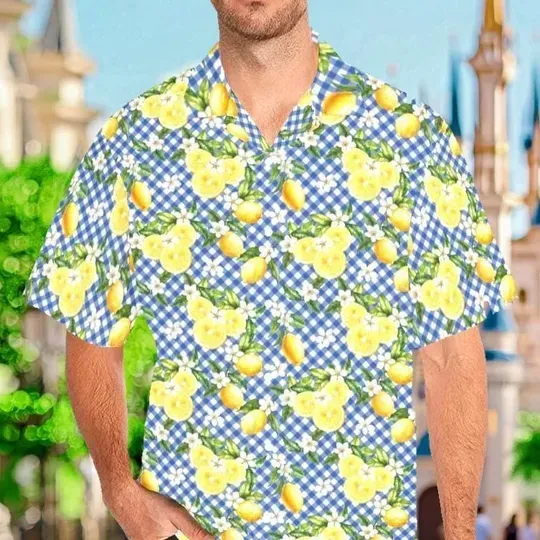 Discover Disney Minnie Mouse Lemons Hawaiian Shirt