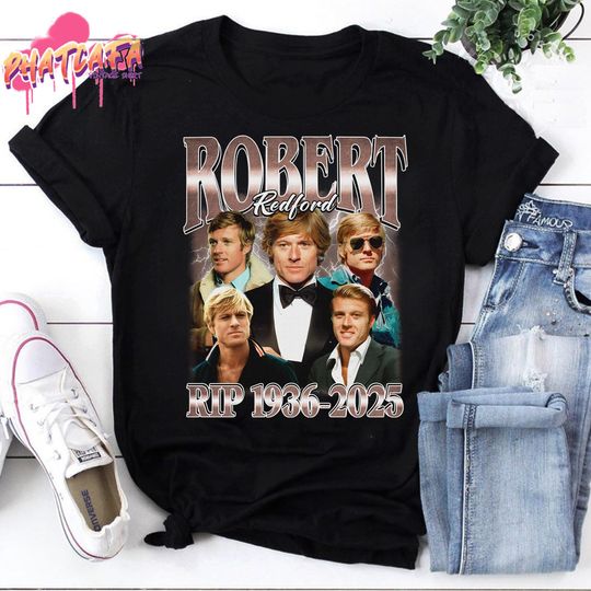 Discover Robert Redford Rip Vintage T-Shirt, Charles Robert Redford Shirt