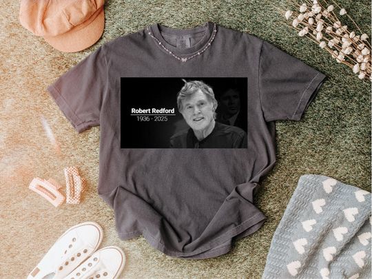Robert Redford T-Shirt: Hollywood Icon Memorial Gift, Classic Actor Fan Gift