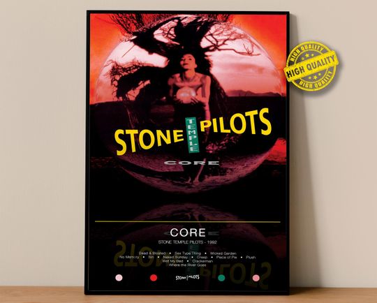 Stone Temple Pilots Poster | Core Poster | Album Poster Prints | Wall Decor Posters