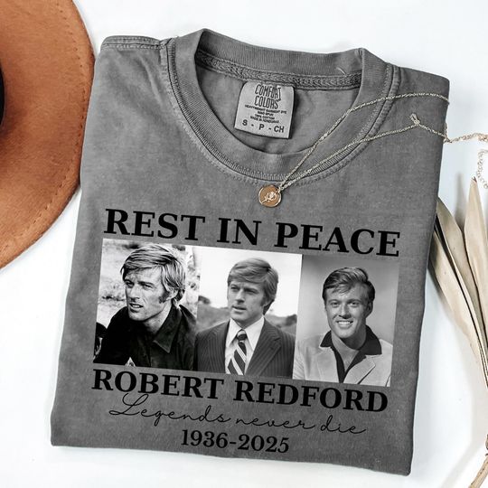 Discover Comfort Colors Legends Never Die Robert Redford Shirt, Vintage Movie Star Tee