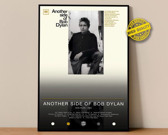 Bob Dylan Poster | Another Side of Bob Dylan Poster | Album Poster Prints