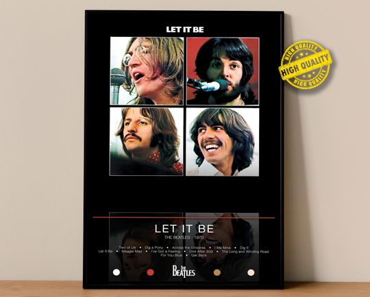 The Beatles Poster | LIB Poster | Album Poster Prints | Wall Decor Posters