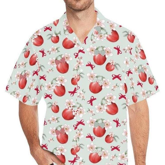 Discover Fall Apples Minnie Hawaiian Shirt