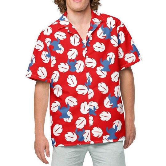 Discover Stitch Lilo Hawaiian Shirt