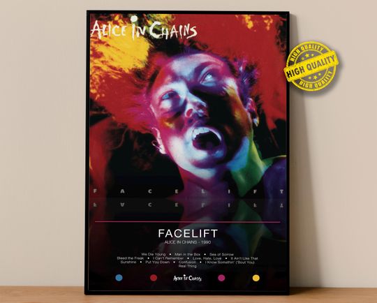 Discover ALC Band Poster | Facelift Poster | Album Poster Prints | Wall Decor Posters | Album Cover | Rock Music Poster