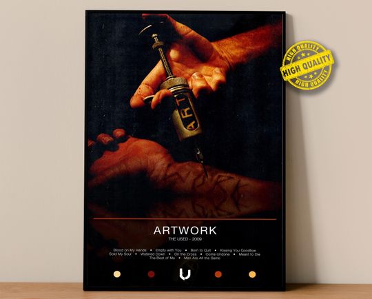 Discover The Used Poster | Artwork Poster | Album Poster Prints | Wall Decor Posters | Album Cover | Rock Music Poster
