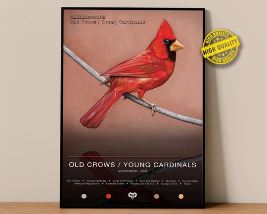 Discover Alexisonfire Poster | Old Crows / Young Cardinals Poster | Album Poster Prints | Wall Decor Posters | Album Cover | Rock Music Poster