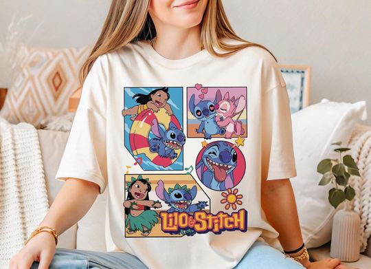 Discover Disney Lilo And Stitch T-shirt, Disney Aloha Hawaii Shirt, Disney Stitch Movie 2025 Shirt, WDW Family Vacation Tee, Stitch Lover Tee